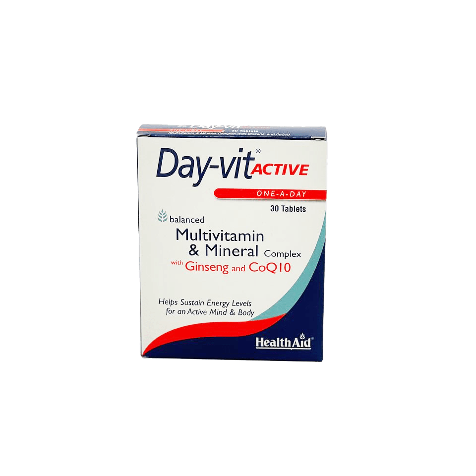 مولتی ویتامین دی ویت اکتیو ۳۰ عددی | Day-Vit Active Multivitamin & mineral