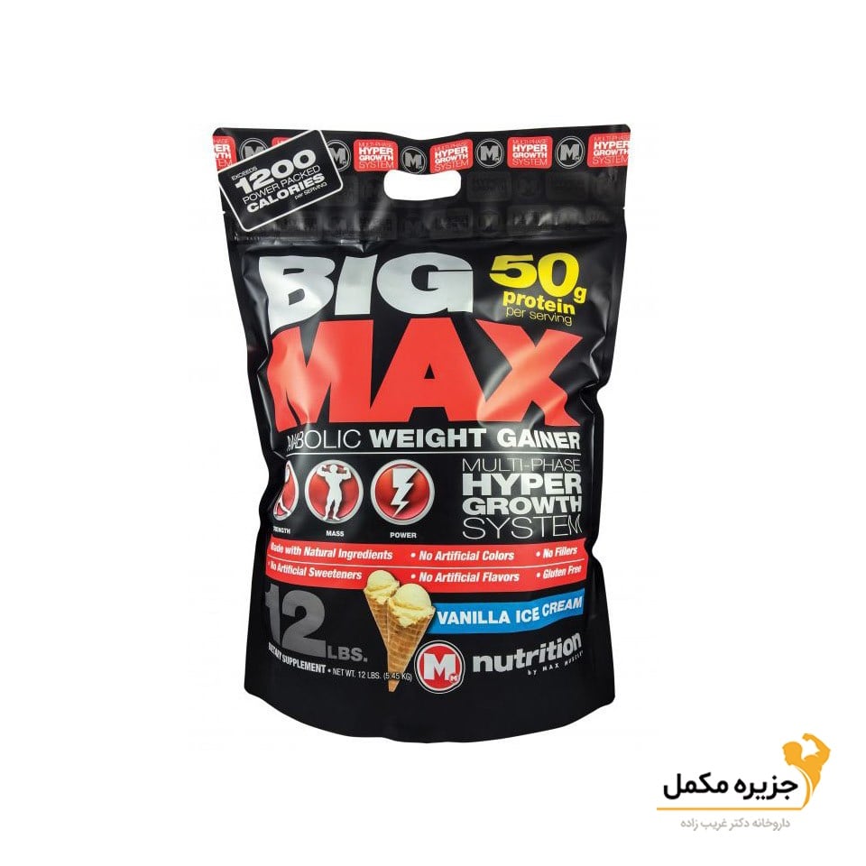 گینر بیگ مکس مکس ماسل | Max Muscle BIG MAX GAINER