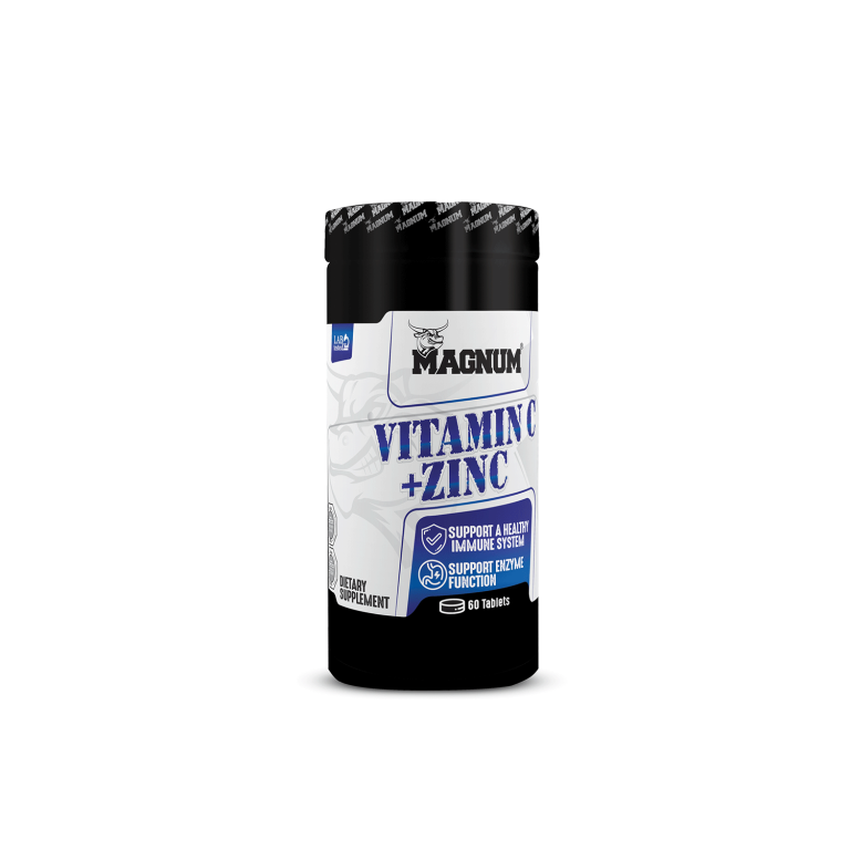 ویتامین سی و زینک 60 عددی مگنوم | VITAMIN C + ZINC 60 Tabs MAGNUM
