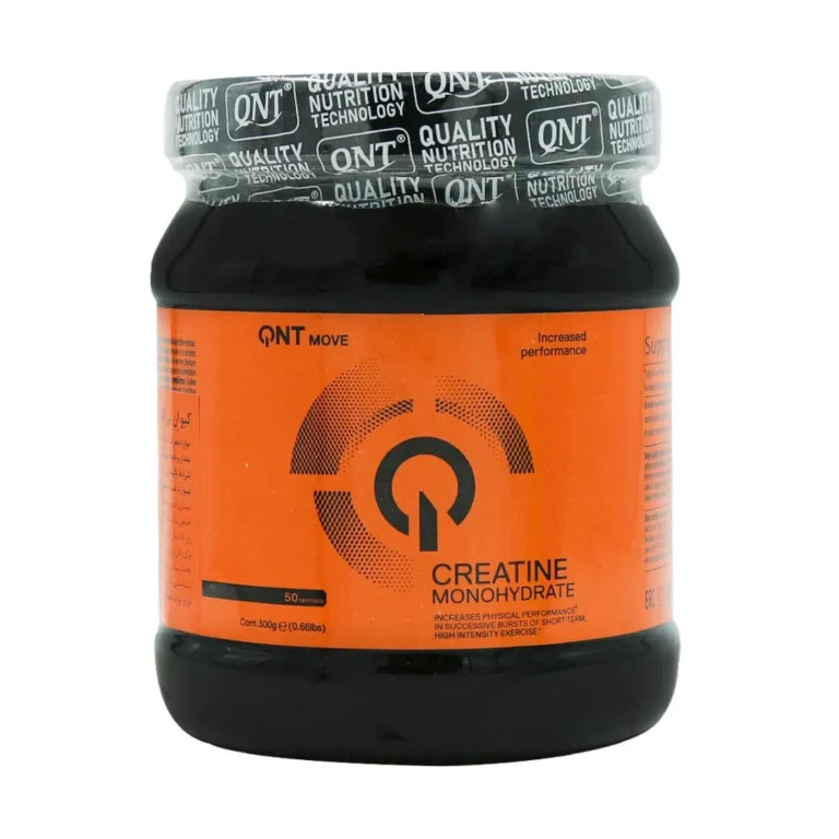 کراتین مونوهیدرات 300 گرمی کیو ان تی | CREATINE MONOHYDRATE 300 gr QNT