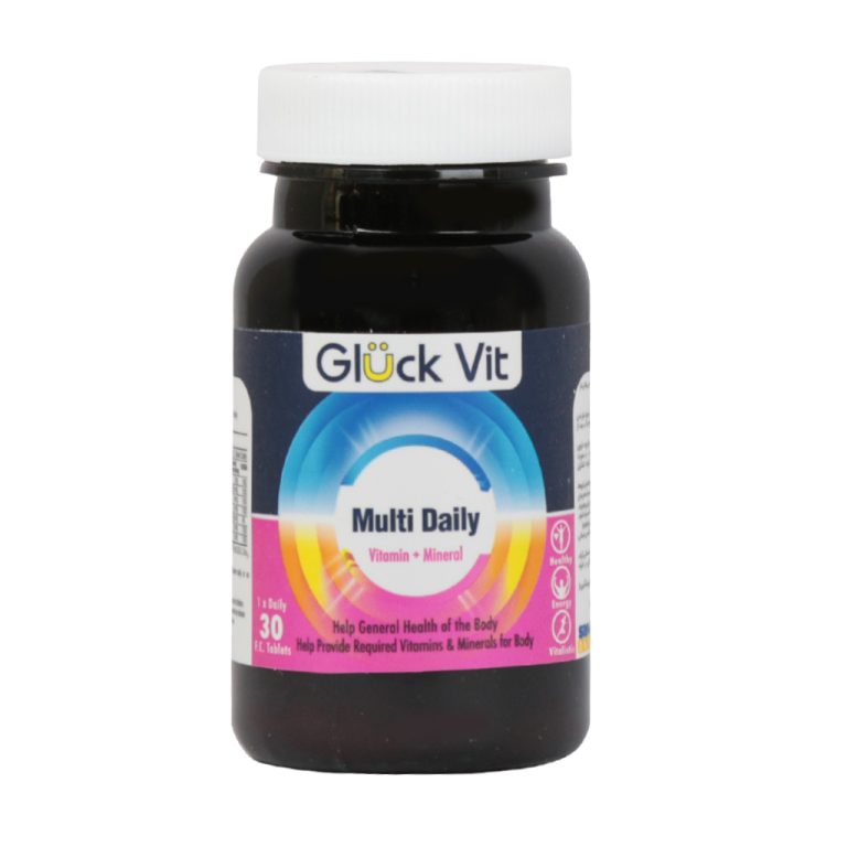 مولتی دیلی گلوک ویت قرص روکش دار 30 عدد | Gluck Vit Multi Daily 30 Fc Tablets