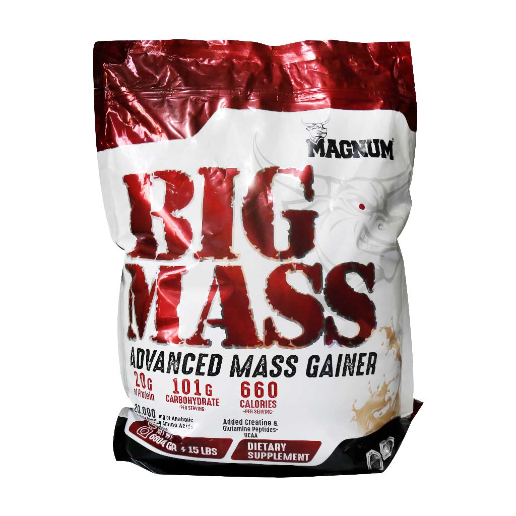 گینر بیگ مس مگنوم 6804 گرم | Magnum Big Mass Powder 6804 g - تصویر با کیفیت بالا - ویرایش توسط: جزیره مکمل