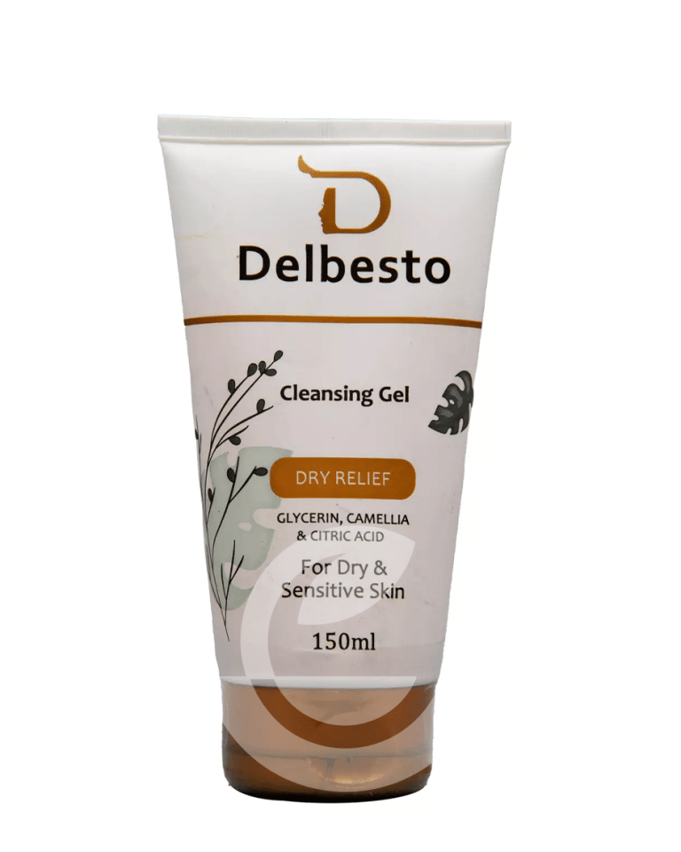 ژل پاک کننده پوست خشک و حساس دلبستو 150 میل | Delbesto Face Cleanser For Dry & Sensitive Skin Skin 150 ml