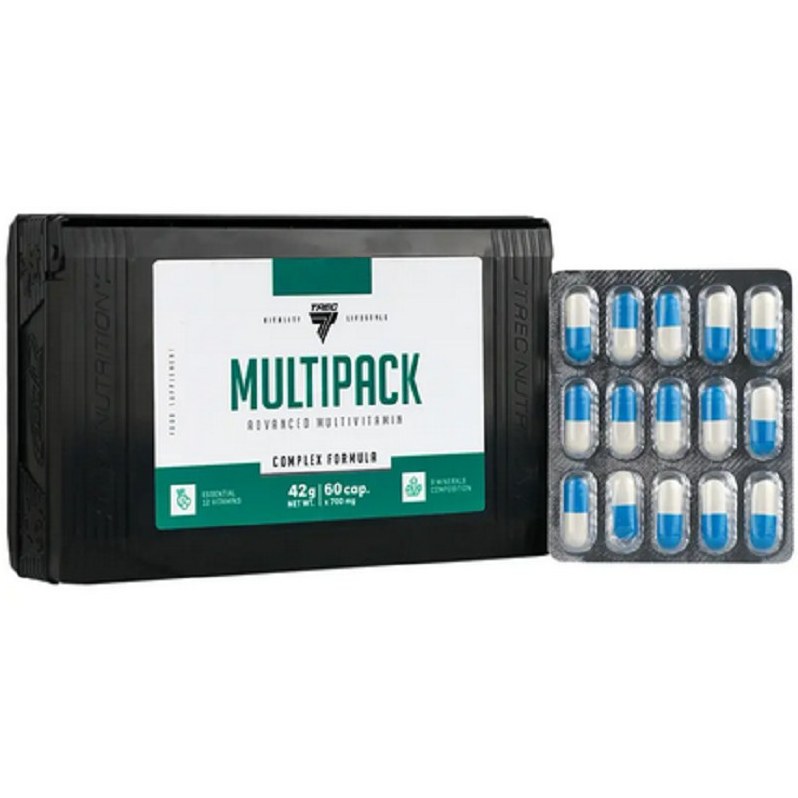 کپسول مولتی پک ترک نوتریشن ۶۰ عدد | Trec Nutrition Multi Pack ۶۰ Caps