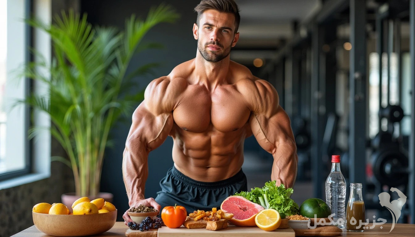 تاثیر تغذیه بر عضله سازی