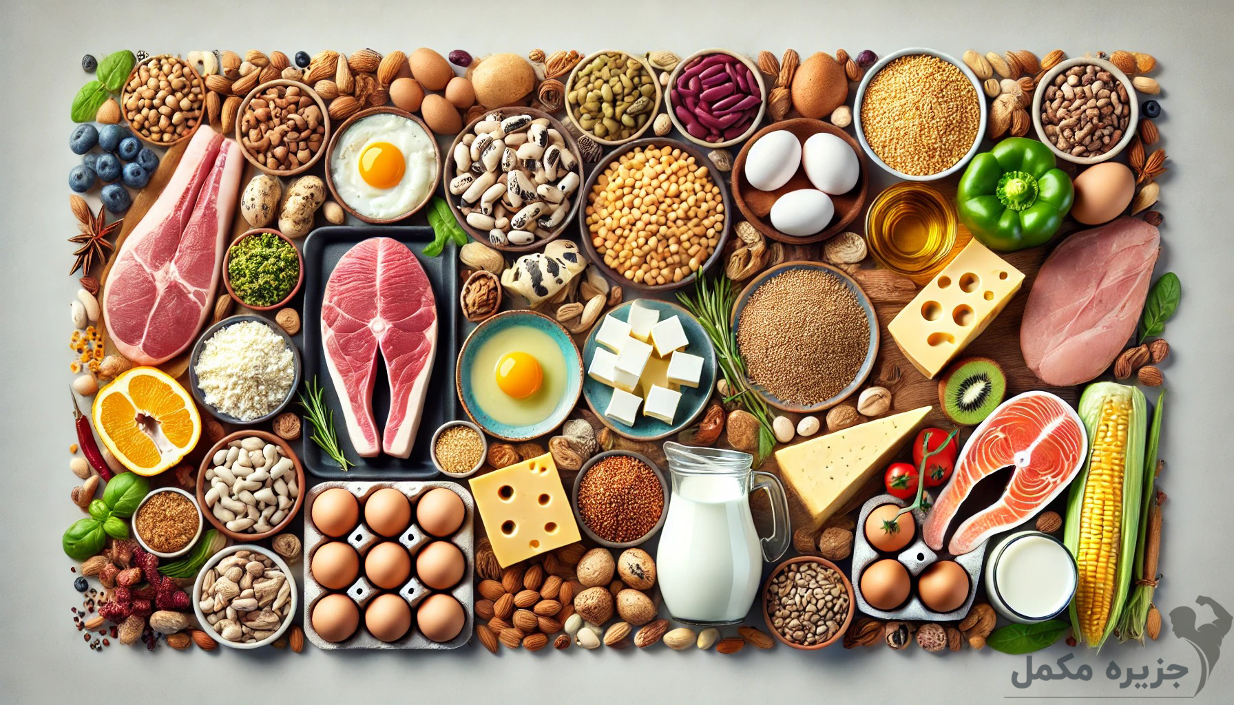 مواد غذایی شامل BCAA