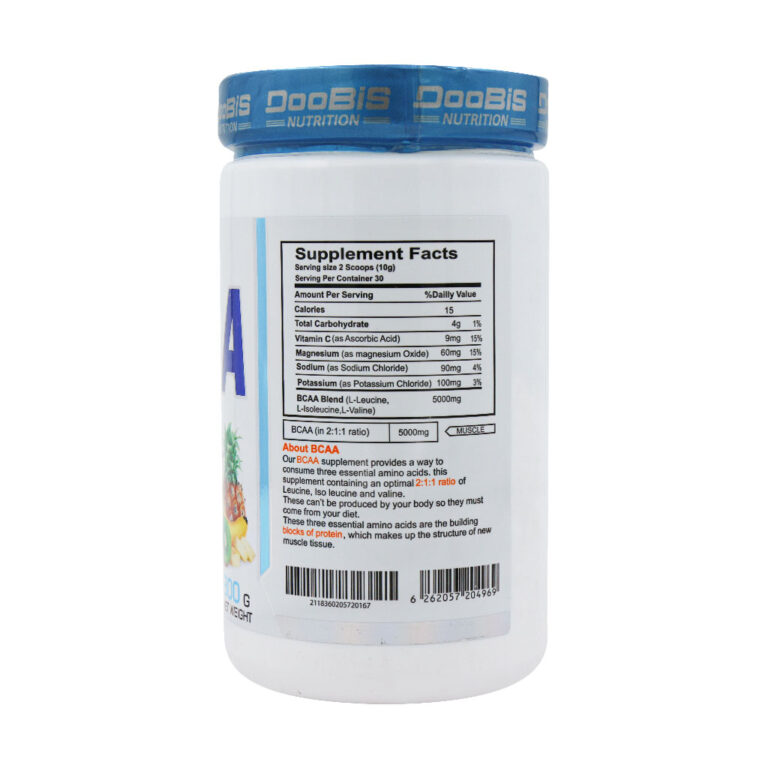 پودر بی سی ای ای ۵۰۰۰ دوبیس | Doobis BCAA 5000 Powder 300g