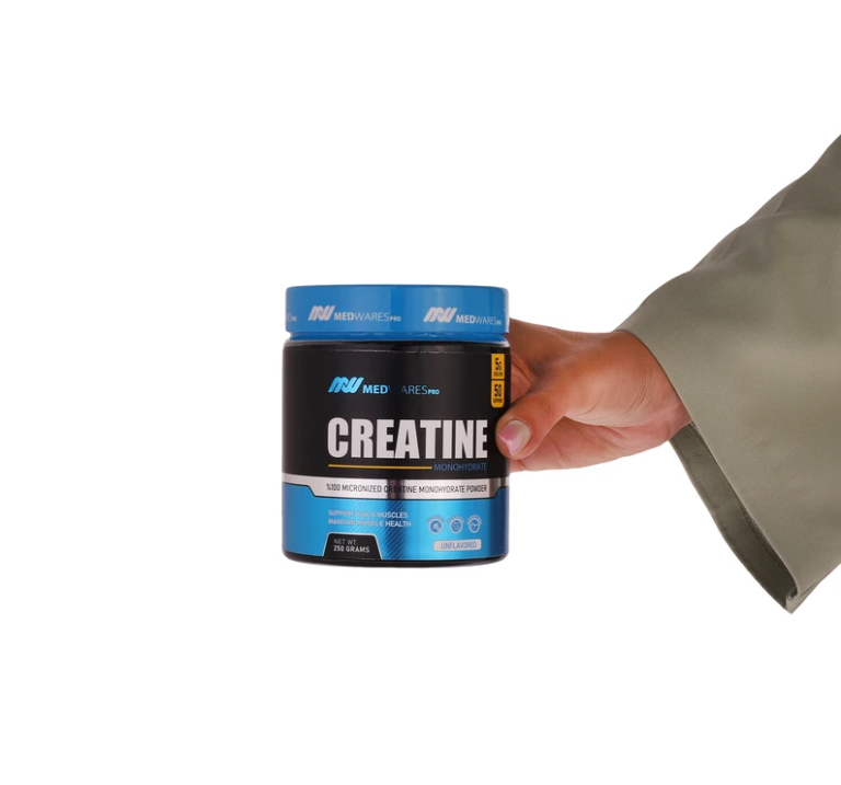 پودر کراتین مونوهیدرات مد ویرز پرو 250 گرم | Creatine Monohydrate Powder medwares pro 250 g