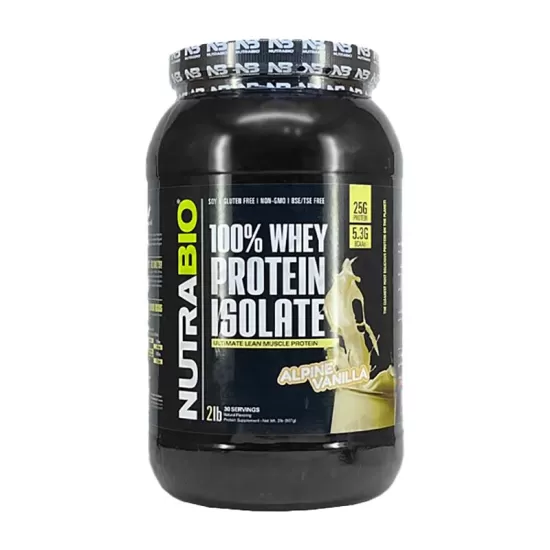 پروتئین وی ایزوله نوترابایو | NUTRABIO ISOLATE WHEY PROTEIN