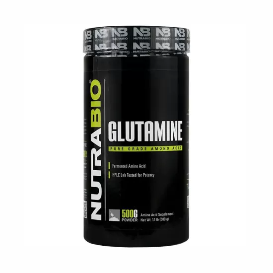 گلوتامین نوترابایو 500 گرم | Nutra Bio Glutamine 500 g