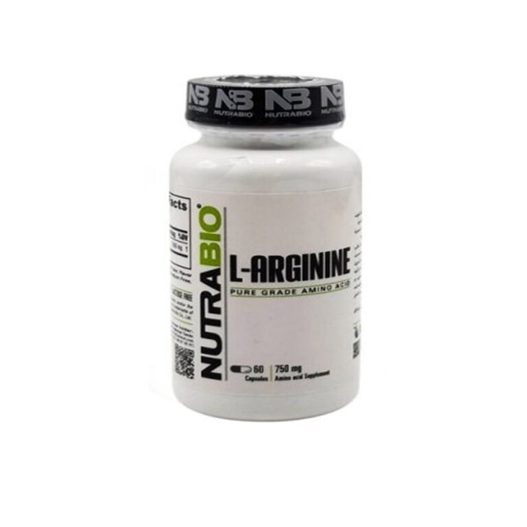 کپسول ال آرژنین نوترابایو 60 عدد | Nutrabio L Arginine 60 Capsules