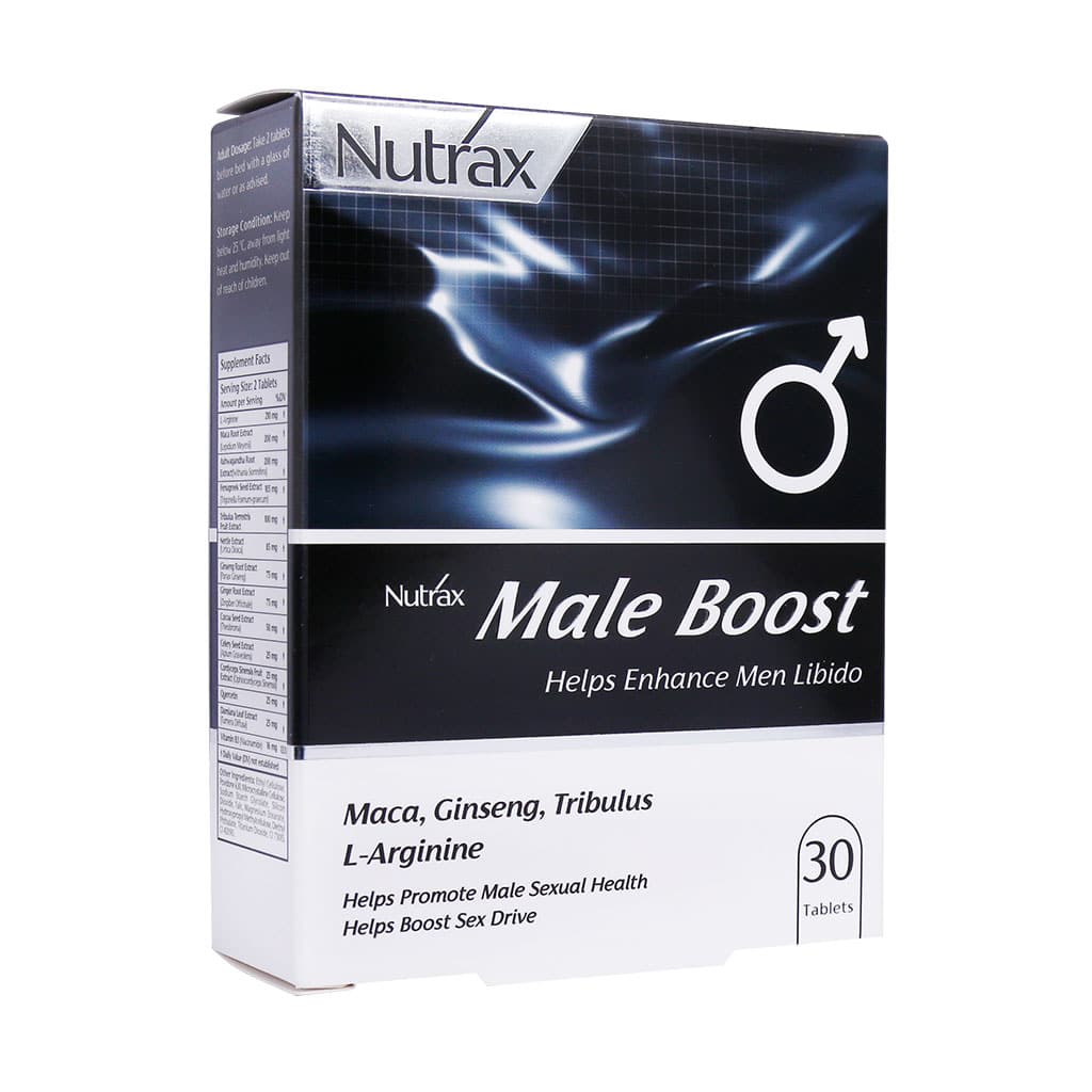 قرص میل بوست نوتراکس 30 عدد | Nutrax Male Boost 30 Tablets