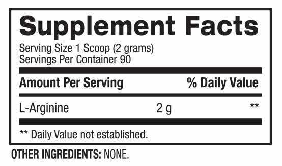 ال آرژنین بی پی آی 180 گرم | L-Arginine bpi 180g