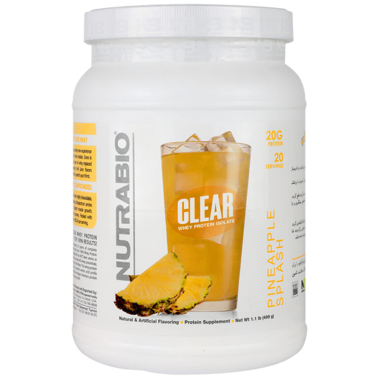 پروتئین کلیر وی ایزوله نوترابایو 499 گرم | Clear Whey Protein Isolate 499 g nutrabio