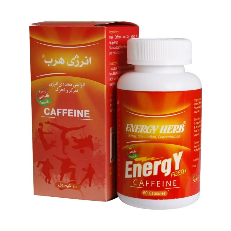 کپسول کافئین انرژی هرب بهتا دارو 60 عددی | Behta Daru Energy Herb Caffeine
