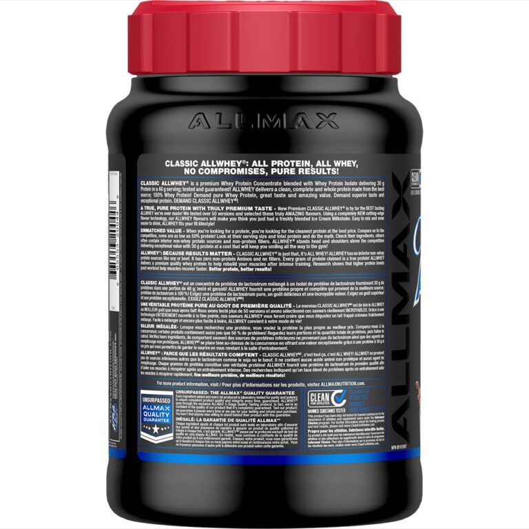 پروتئین وی آل وی کلاسیک آلمکس 907 گرم | ALLMAX Classic AllWhey