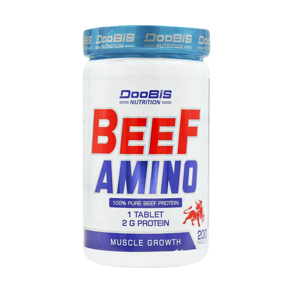 قرص آمینو بیف 200 عددی دوبیس | Doobis Amino Beef