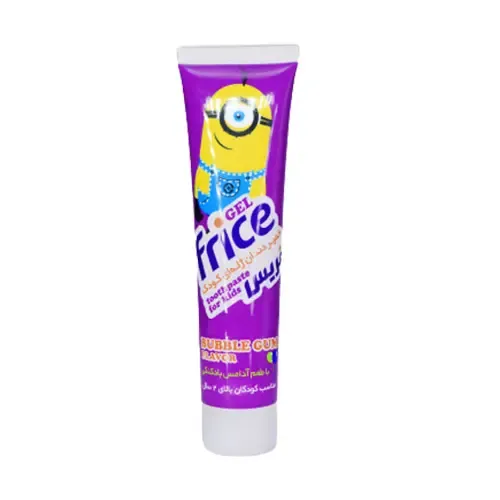 خمیر دندان ژله ای کودک آدامس بادکنکی فریس | Frice Bubble Gum Kids Toothpaste