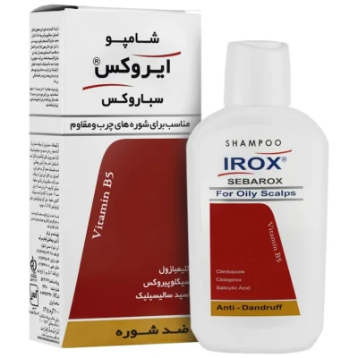شامپو ضد شوره ایروکس چرب سباروکس | Irox Sebarox Anti-Dandruff Shampoo