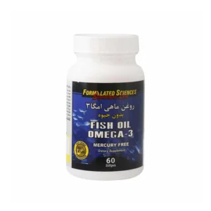 خرید کپسول روغن ماهی امگا 3 فرمولیتد ساینسز بدون جیوه 60 عدد